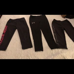 Girls YXS Under Armour Capri/ legging